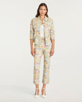 Ikat Bouquet Scrunched Canyon Jean Jacket