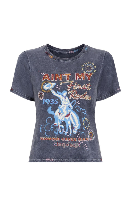 Bespoke Aint My First Rodeo Shrunken Tee