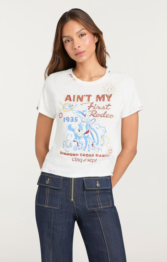 Bespoke Aint My First Rodeo Shrunken Tee