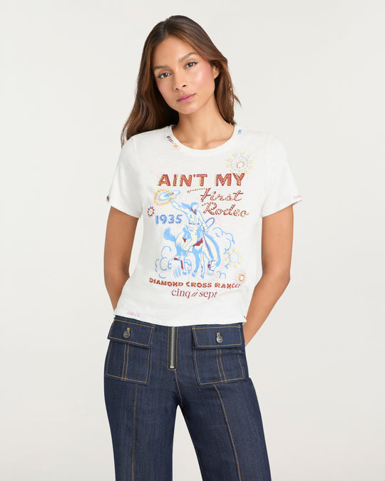 Bespoke Aint My First Rodeo Shrunken Tee