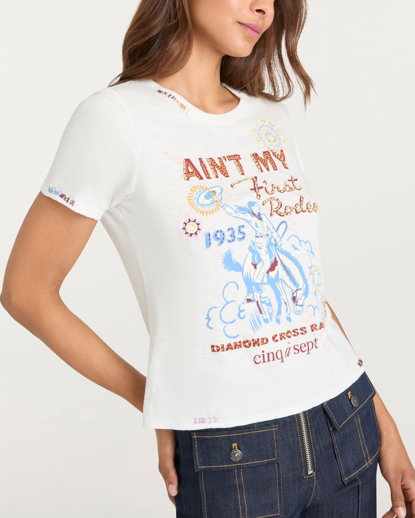 Bespoke Aint My First Rodeo Shrunken Tee