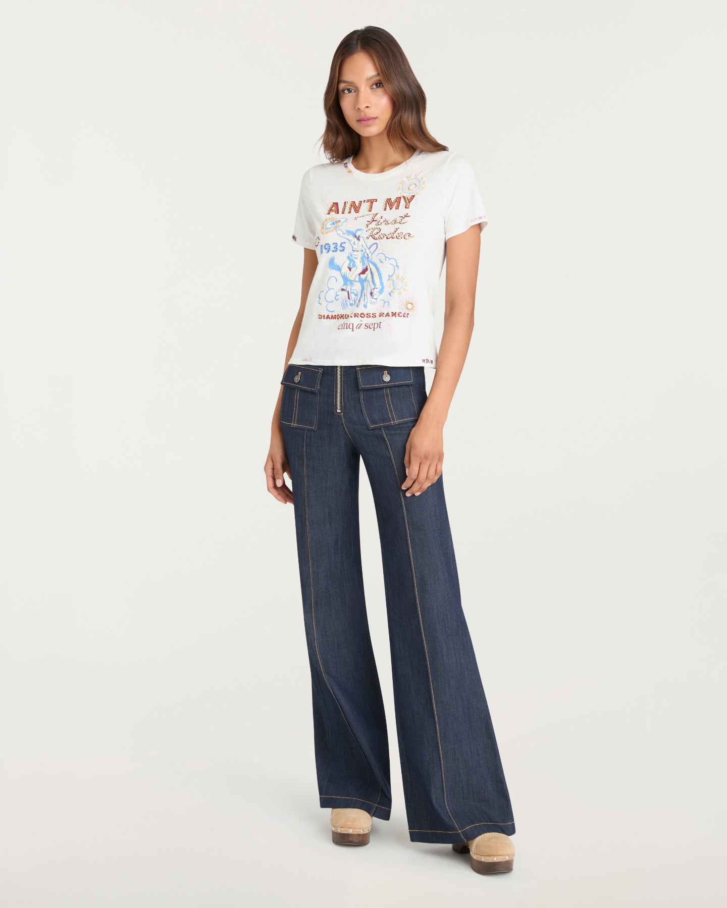 Bespoke Aint My First Rodeo Shrunken Tee – Cinq à Sept