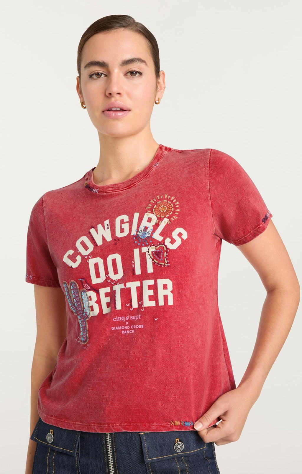 Bespoke Cowgirls Do It Better Shrunken Tee