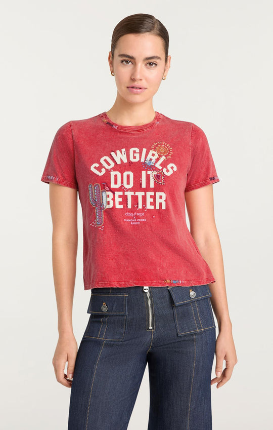 Bespoke Cowgirls Do It Better Shrunken Tee