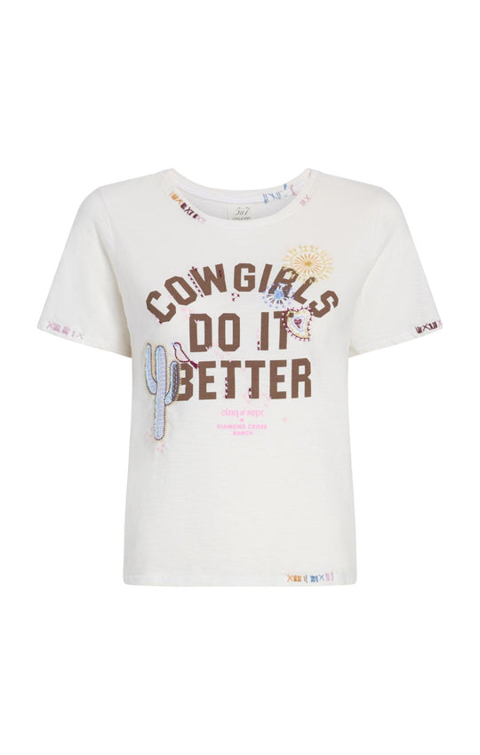 Bespoke Cowgirls Do It Better Shrunken Tee