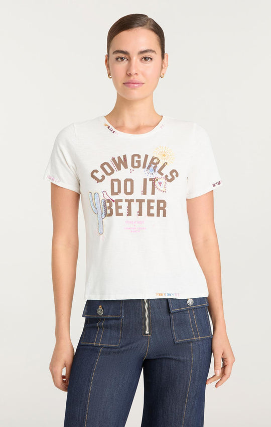 Bespoke Cowgirls Do It Better Shrunken Tee
