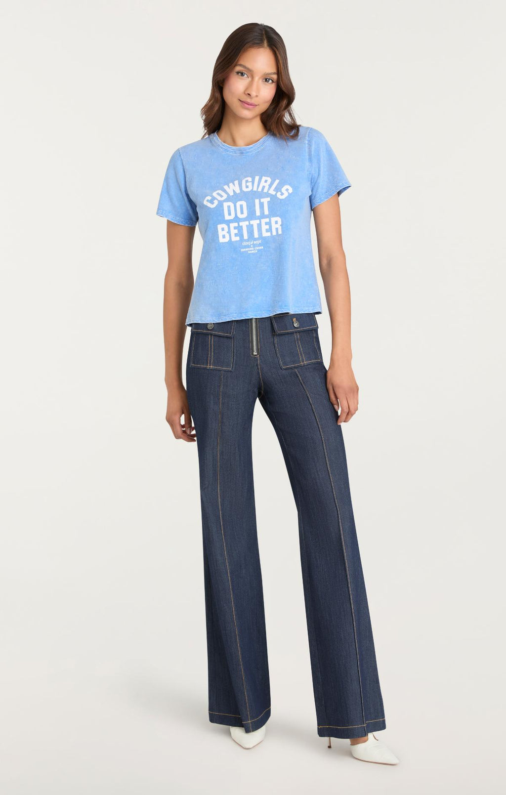 Garment Dyed Cowgirls Do It Better Shrunken Tee