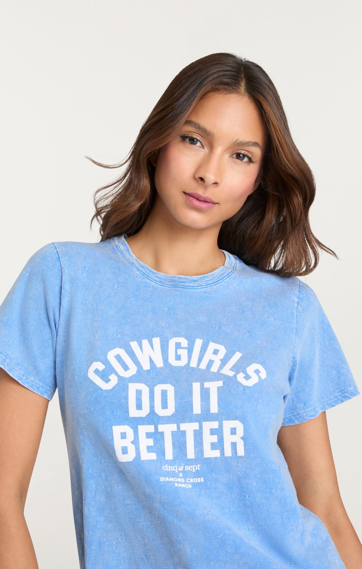Garment Dyed Cowgirls Do It Better Shrunken Tee