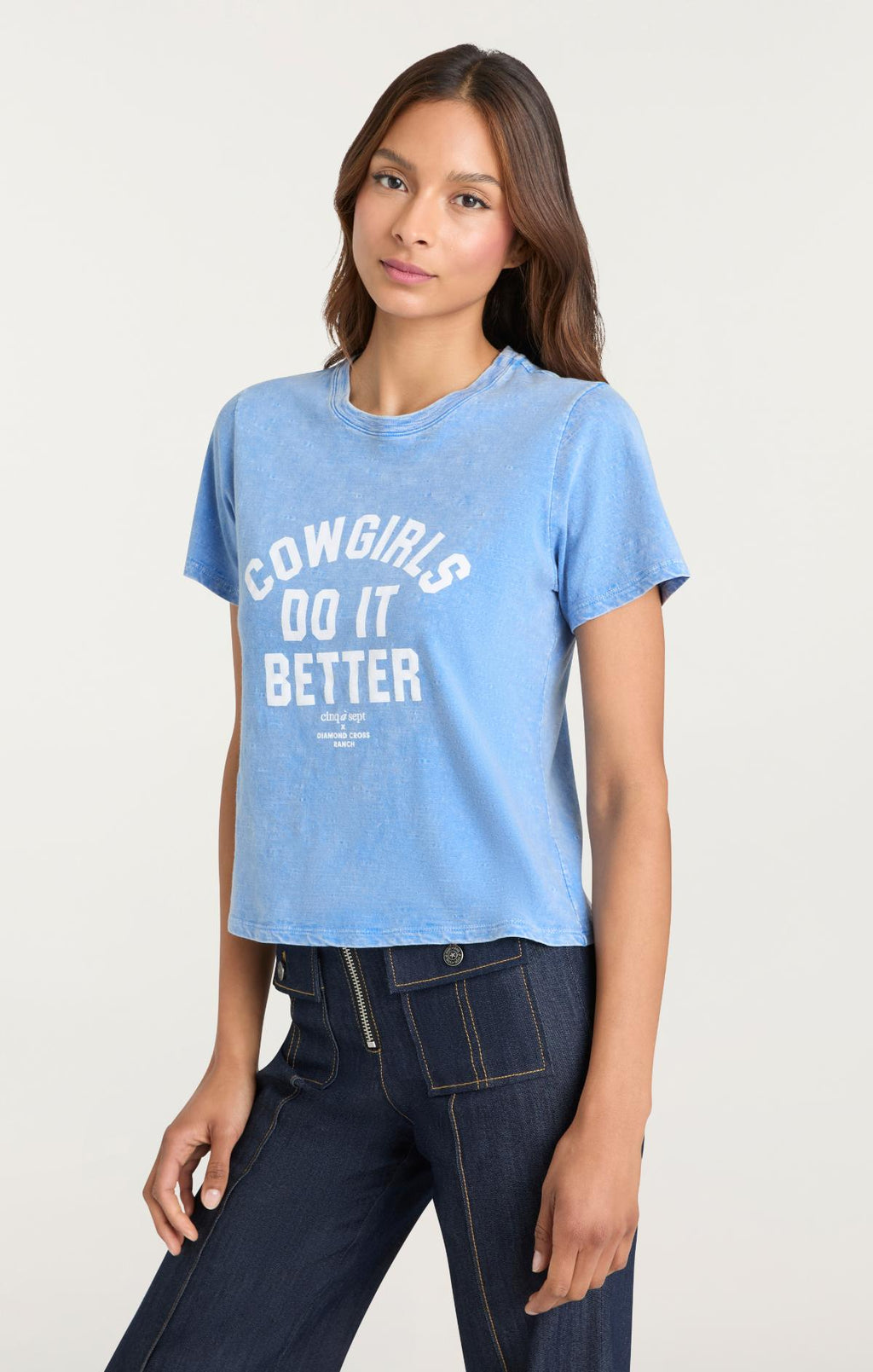 Garment Dyed Cowgirls Do It Better Shrunken Tee
