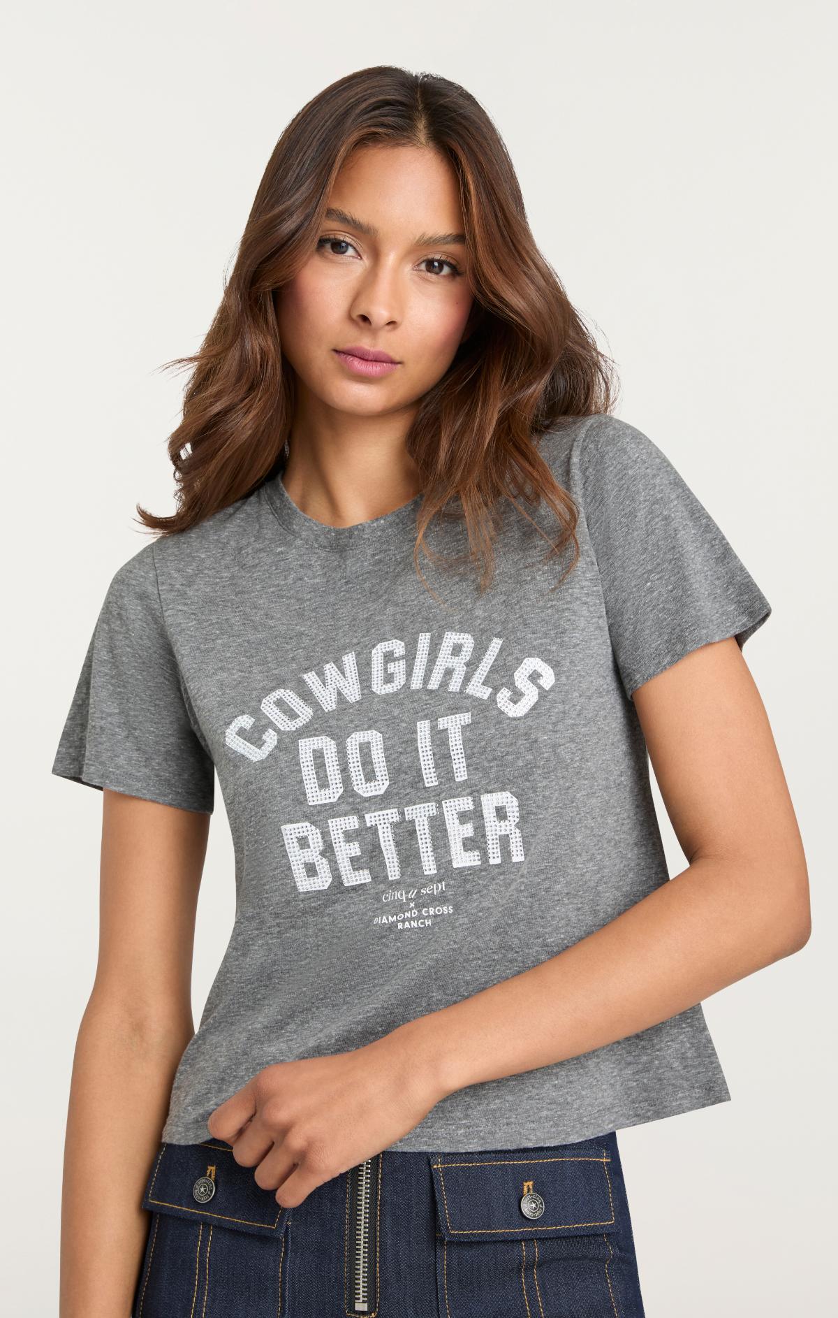 Heatset Cowgirls Do It Better Shrunken Tee