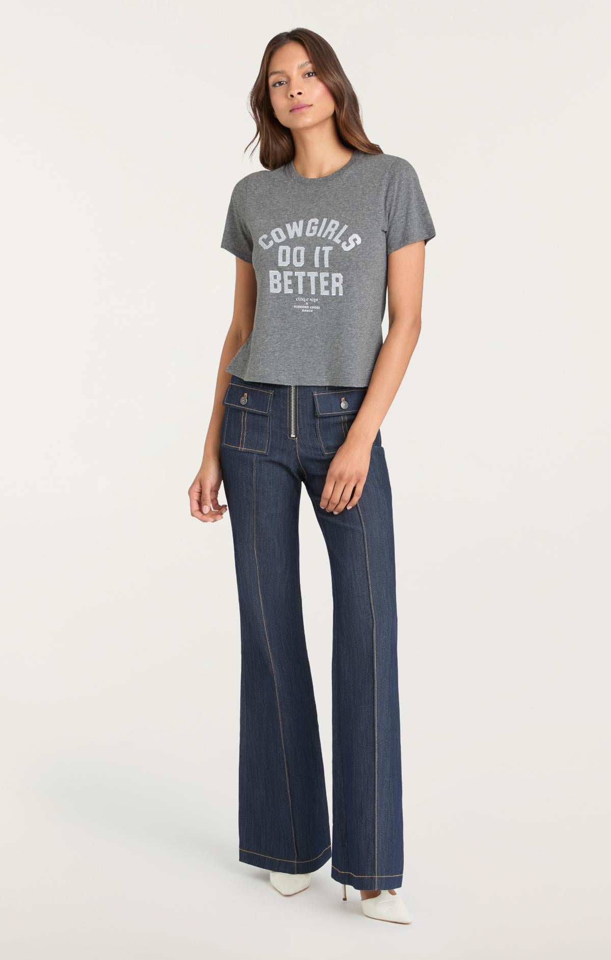 Heatset Cowgirls Do It Better Shrunken Tee
