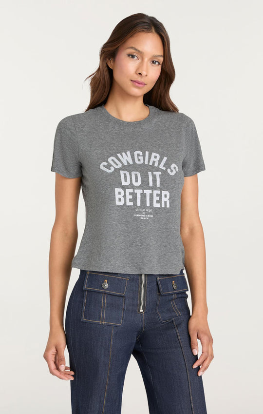Heatset Cowgirls Do It Better Shrunken Tee