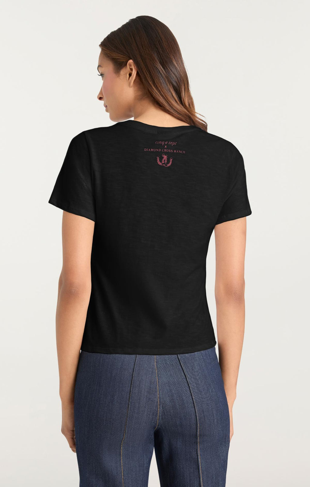 Jadore Cowboys Diamond Cross Ranch Shrunken Tee