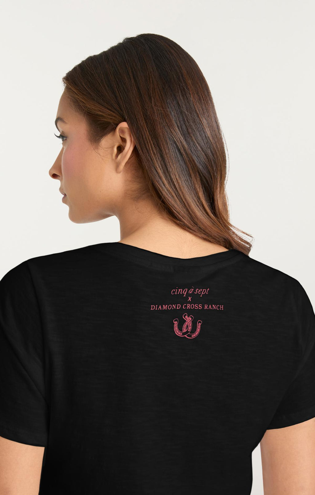 Jadore Cowboys Diamond Cross Ranch Shrunken Tee