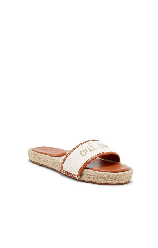 Josephine Canvas Espadrille Slide