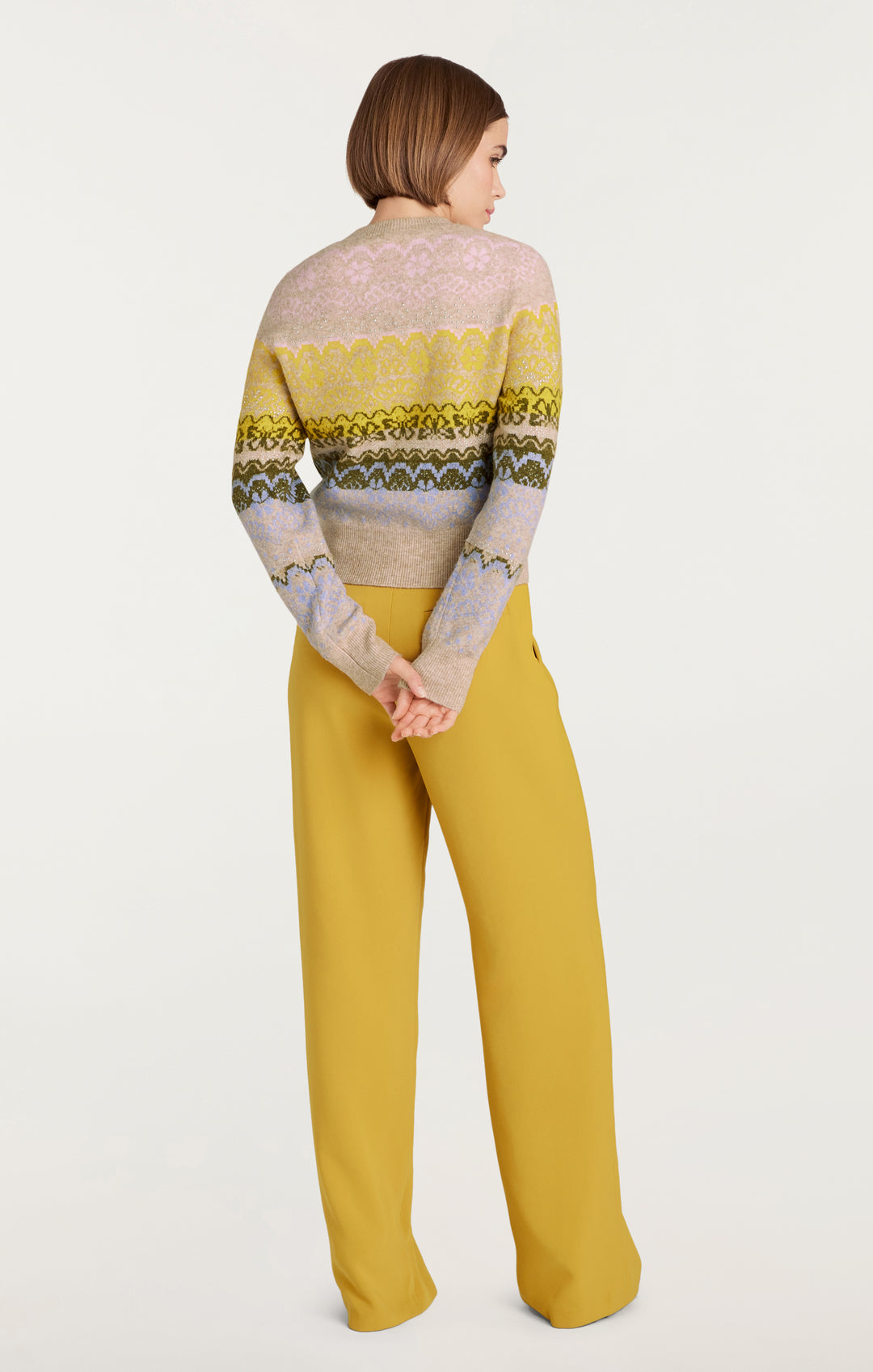 Lace Fair Isle Pullover – Cinq à Sept