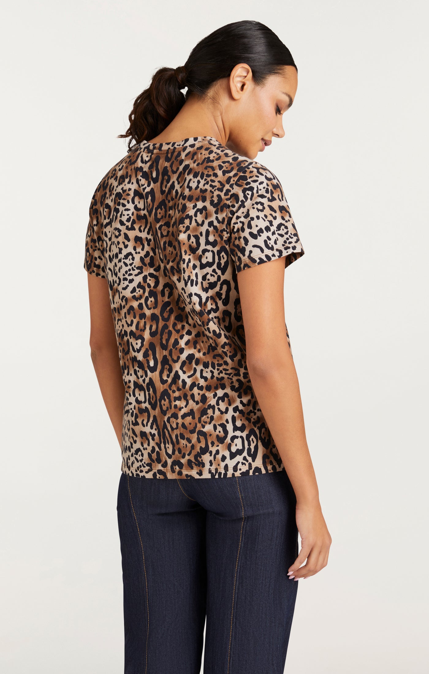 Leopard Paris NY Tee