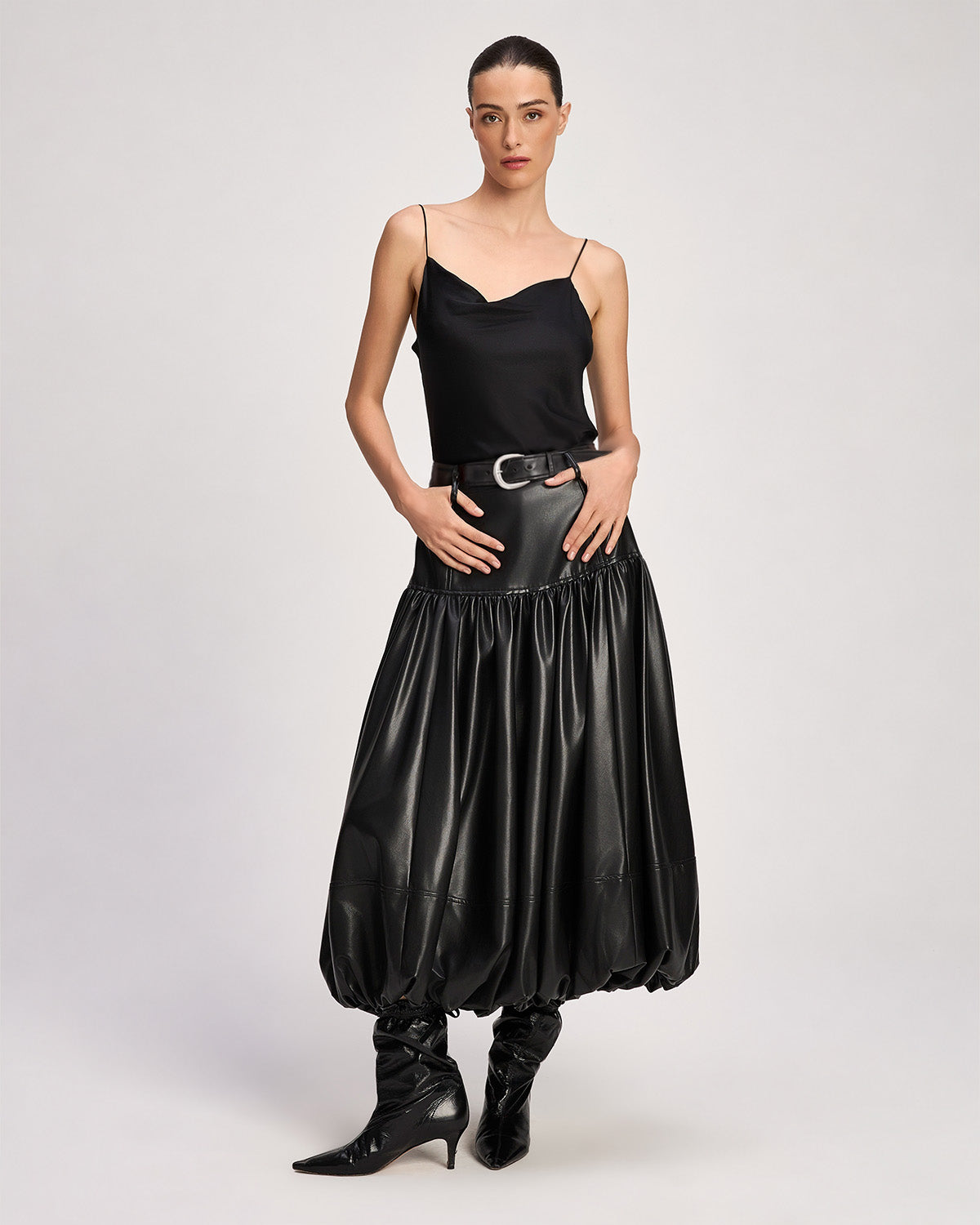 Lite Vegan Leather Eleanor Skirt