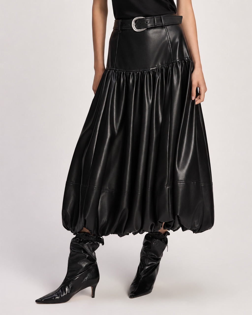 Lite Vegan Leather Eleanor Skirt