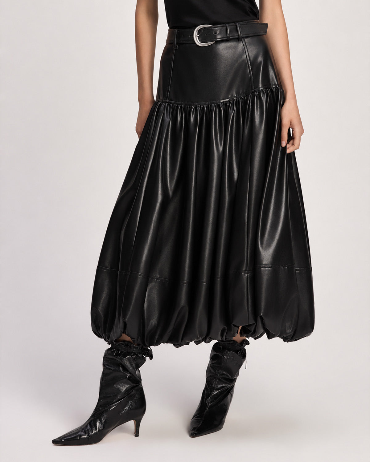 Lite Vegan Leather Eleanor Skirt