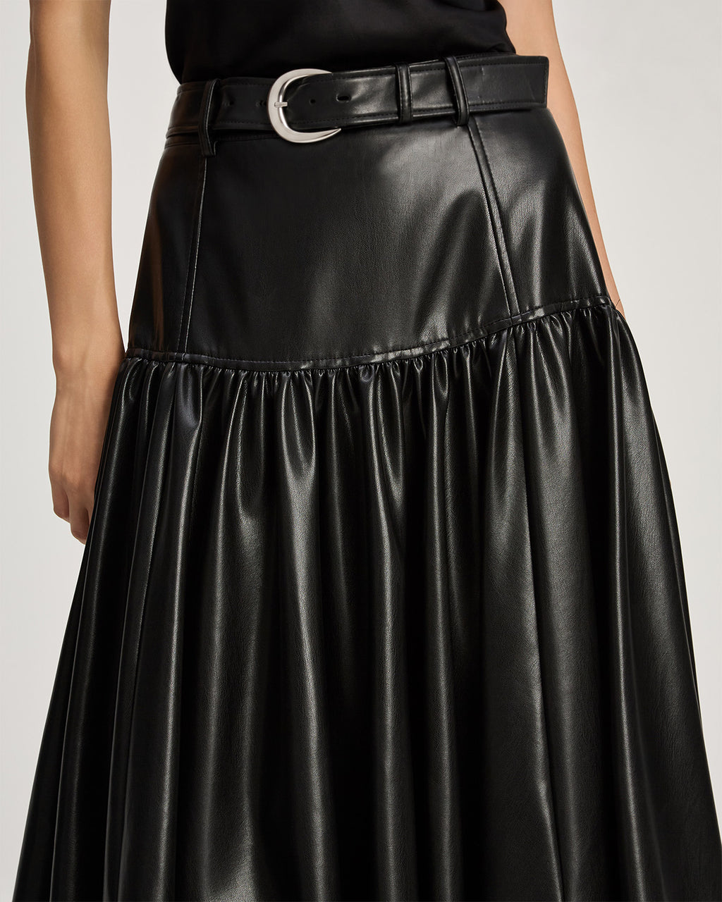 Lite Vegan Leather Eleanor Skirt