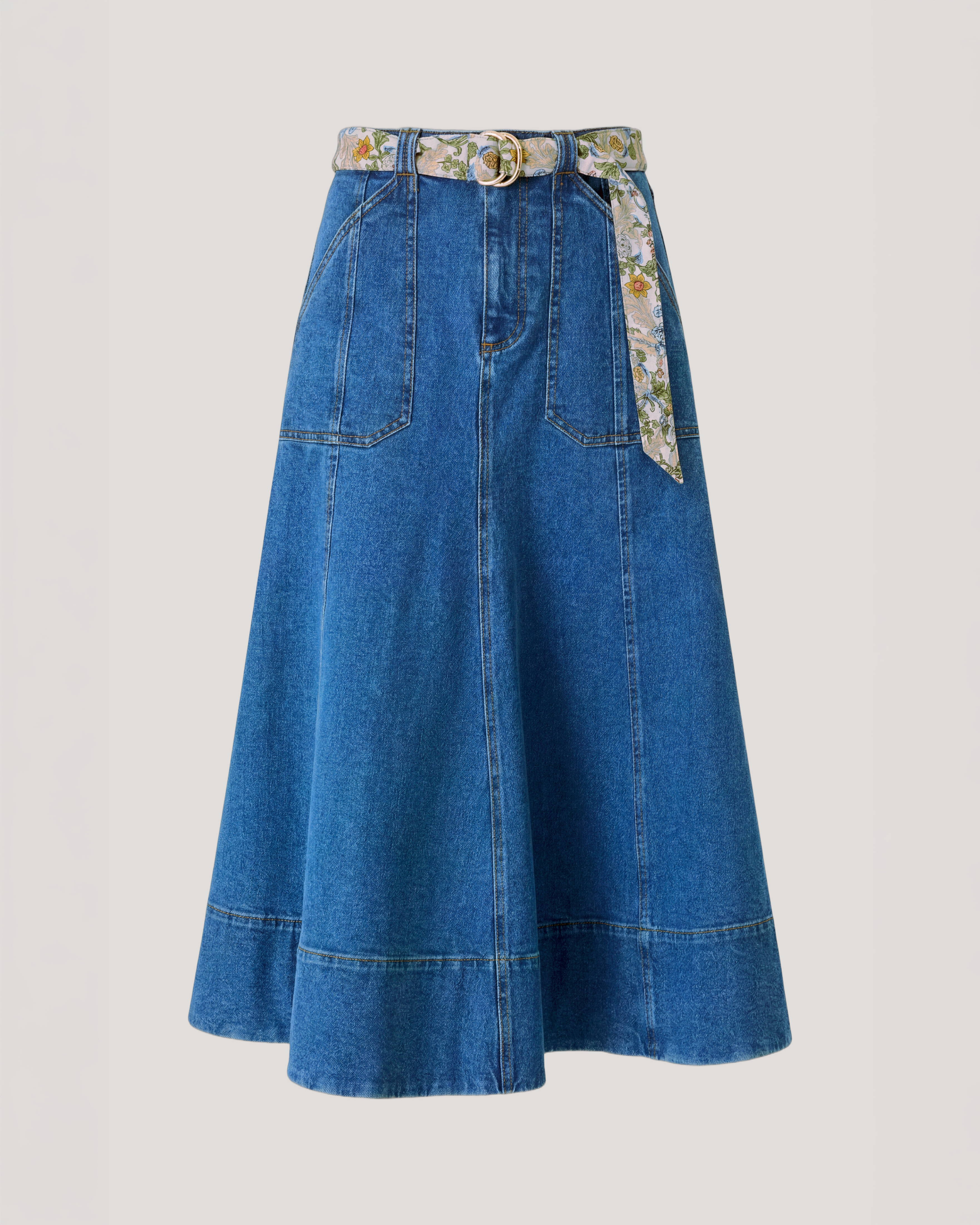 Long Benji Jean Skirt
