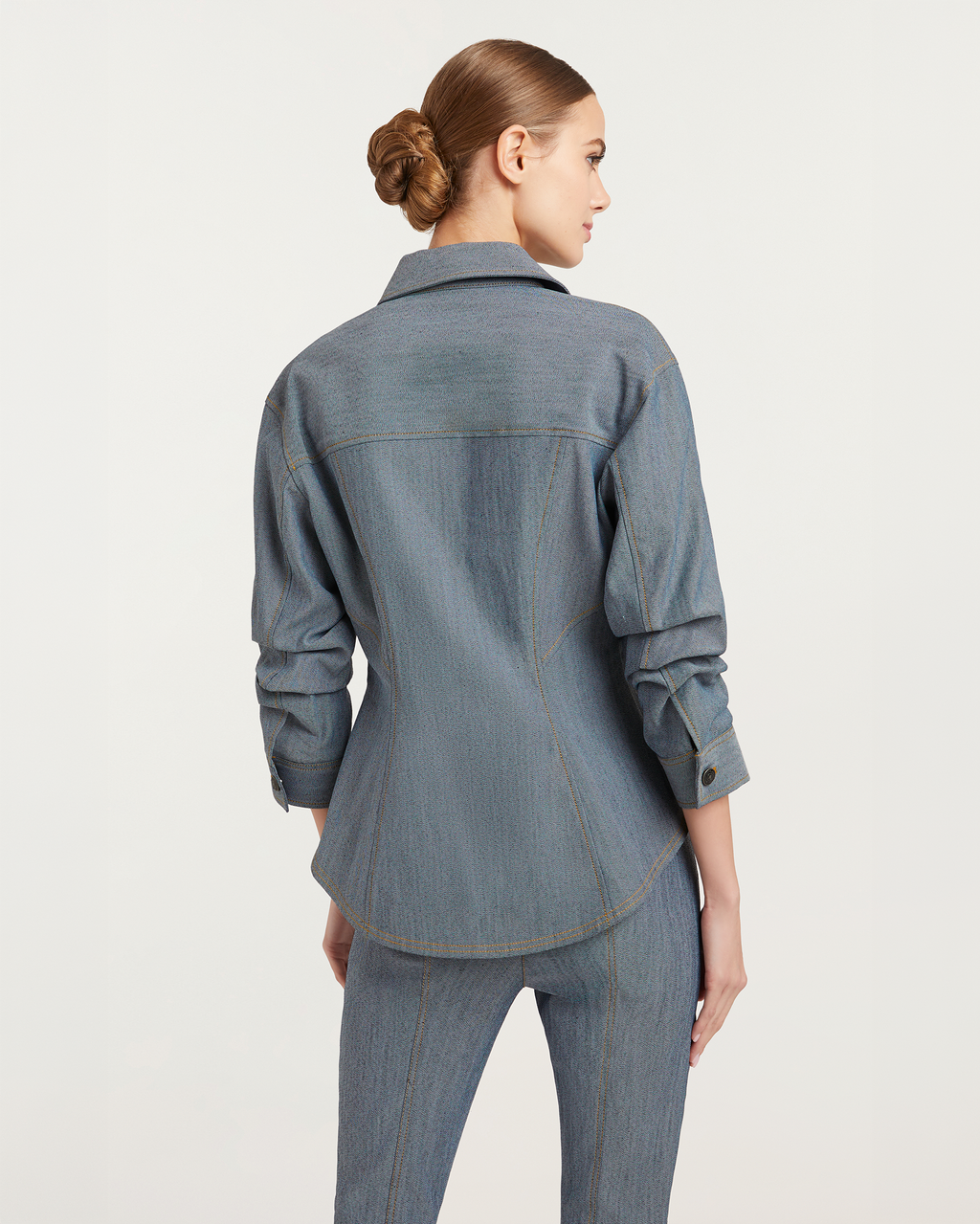 Reverse Scrunched Canyon Jean Jacket