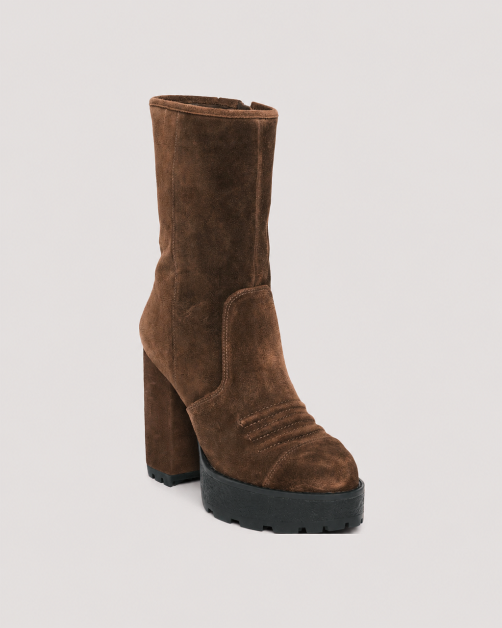 Marley Suede Lug Sole Platform Boot