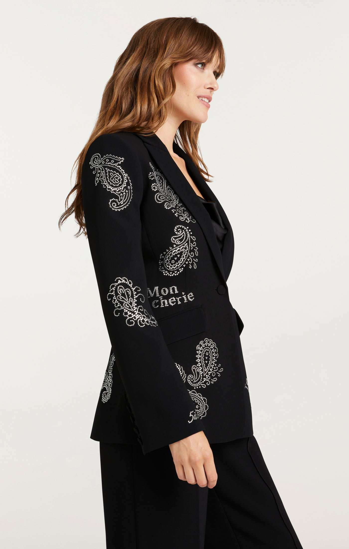 Mini Paisley Embellished Cheyenne Blazer