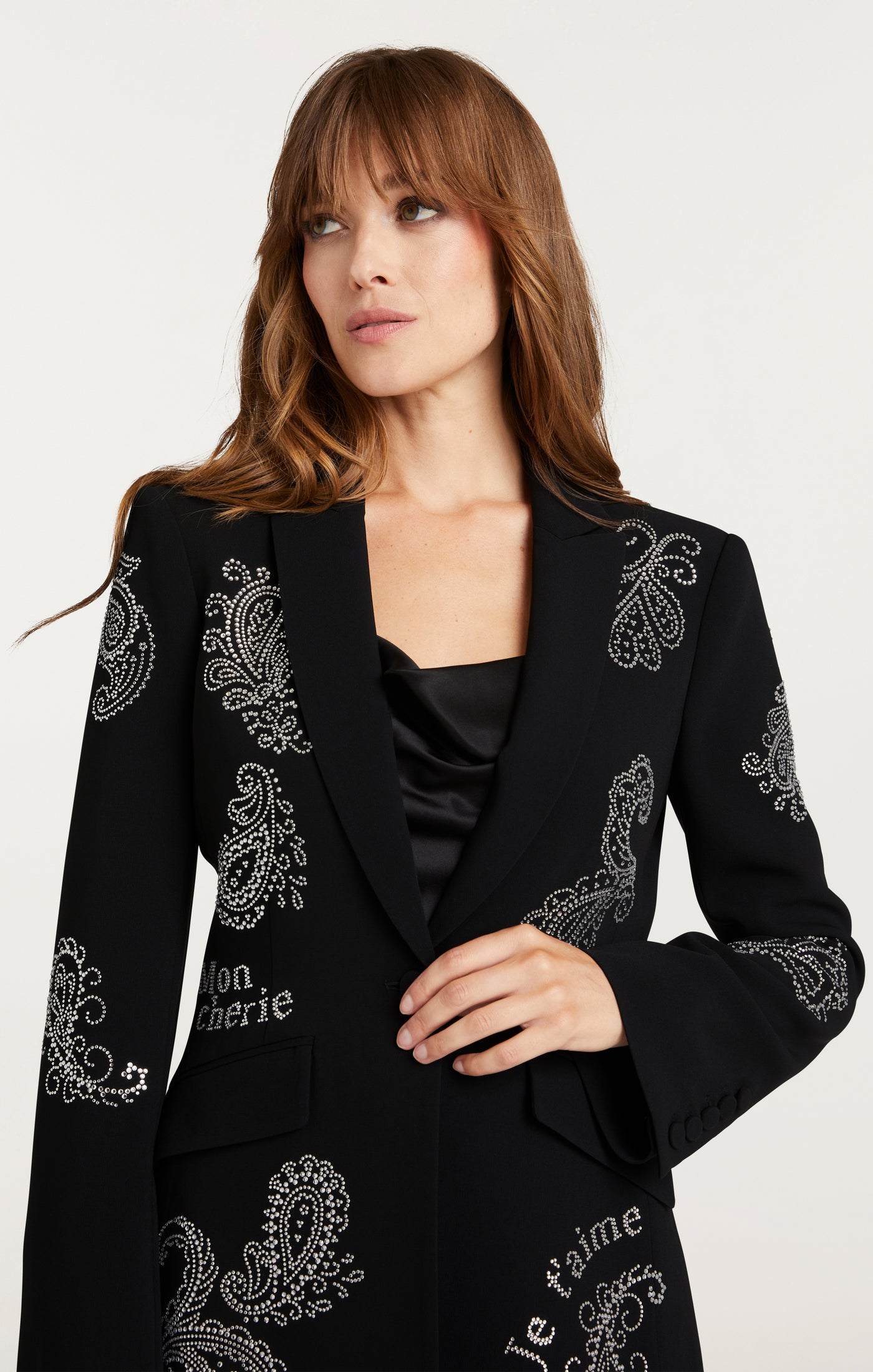 Mini Paisley Embellished Cheyenne Blazer