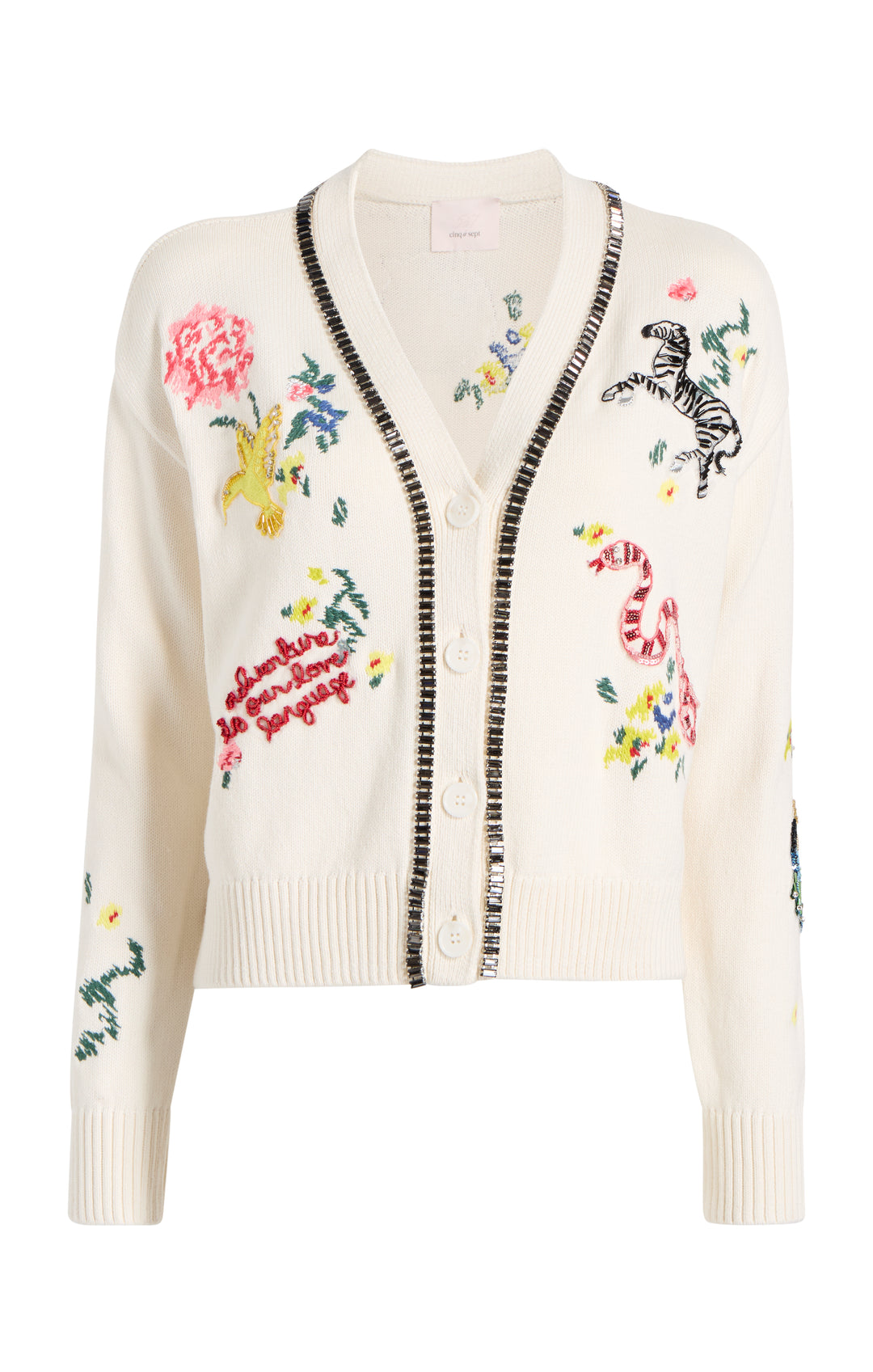 Patch Animal Nyla Cardigan – Cinq à Sept