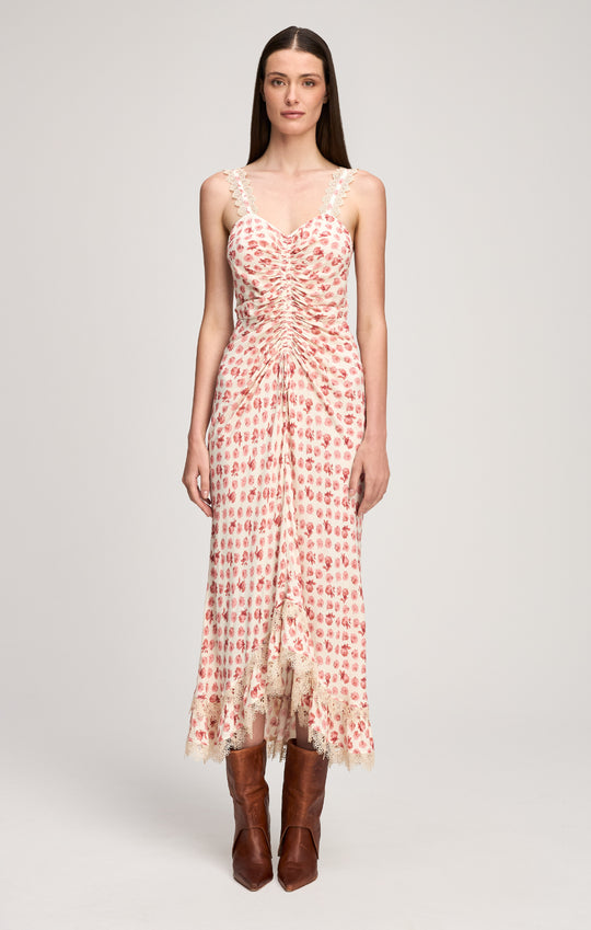 Mini Ikat Roses Stevie Dress