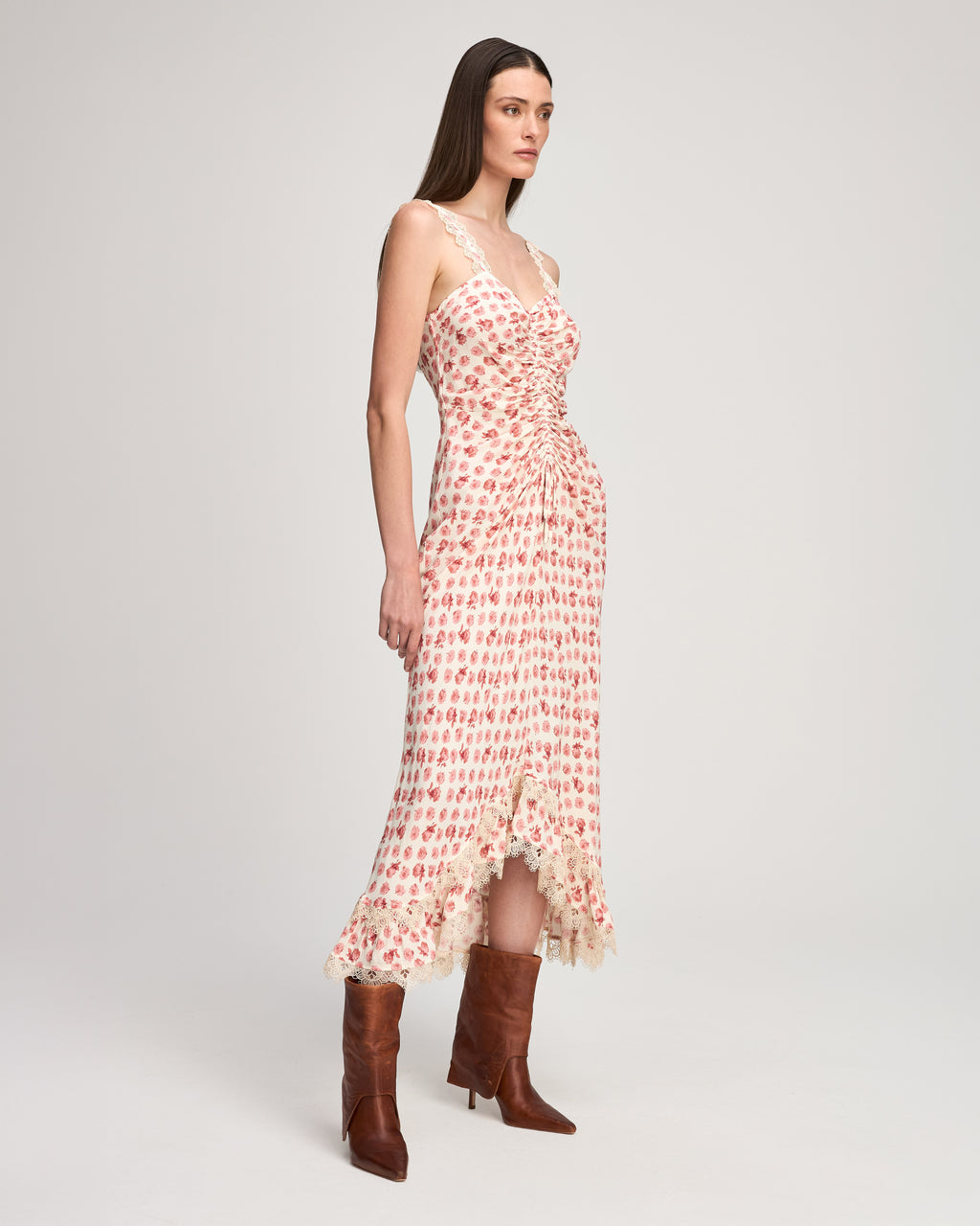 Mini Ikat Roses Stevie Dress