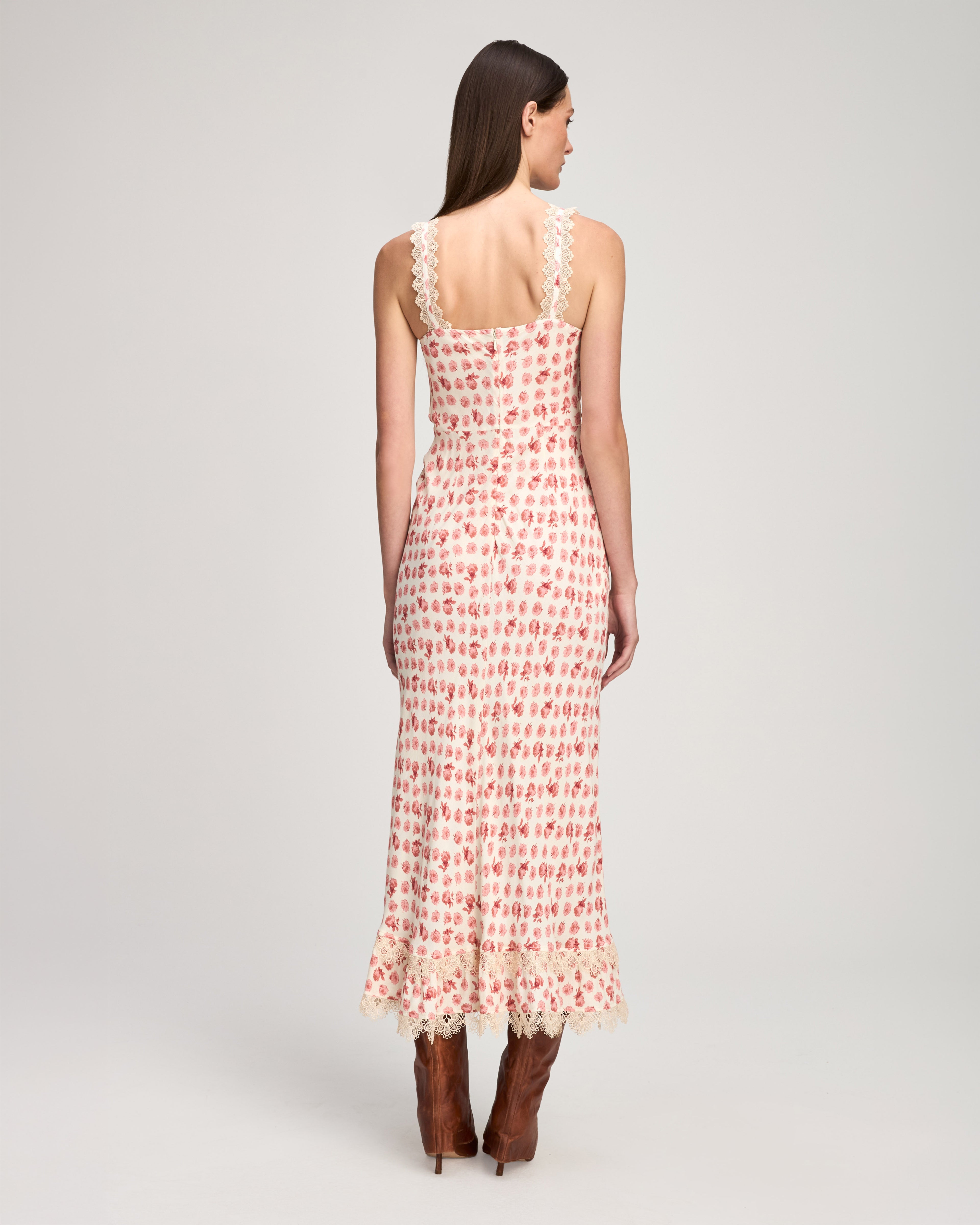 Mini Ikat Roses Stevie Dress