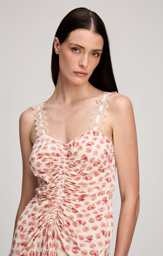 Mini Ikat Roses Stevie Dress