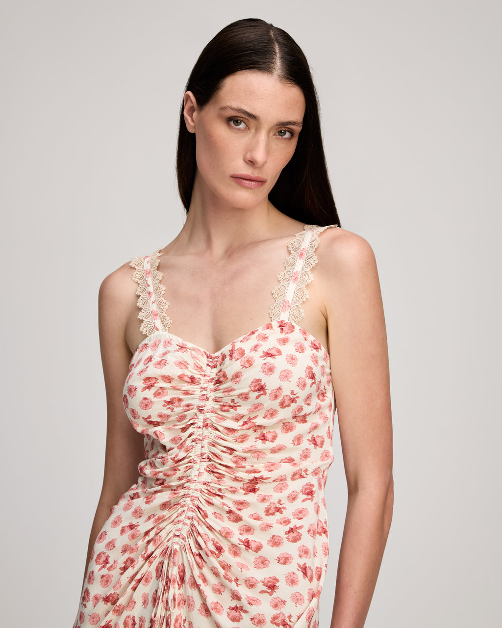Mini Ikat Roses Stevie Dress