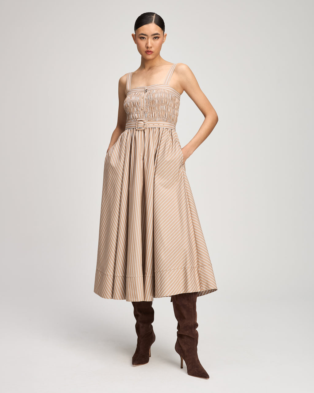Clara Stripe Zoie Dress