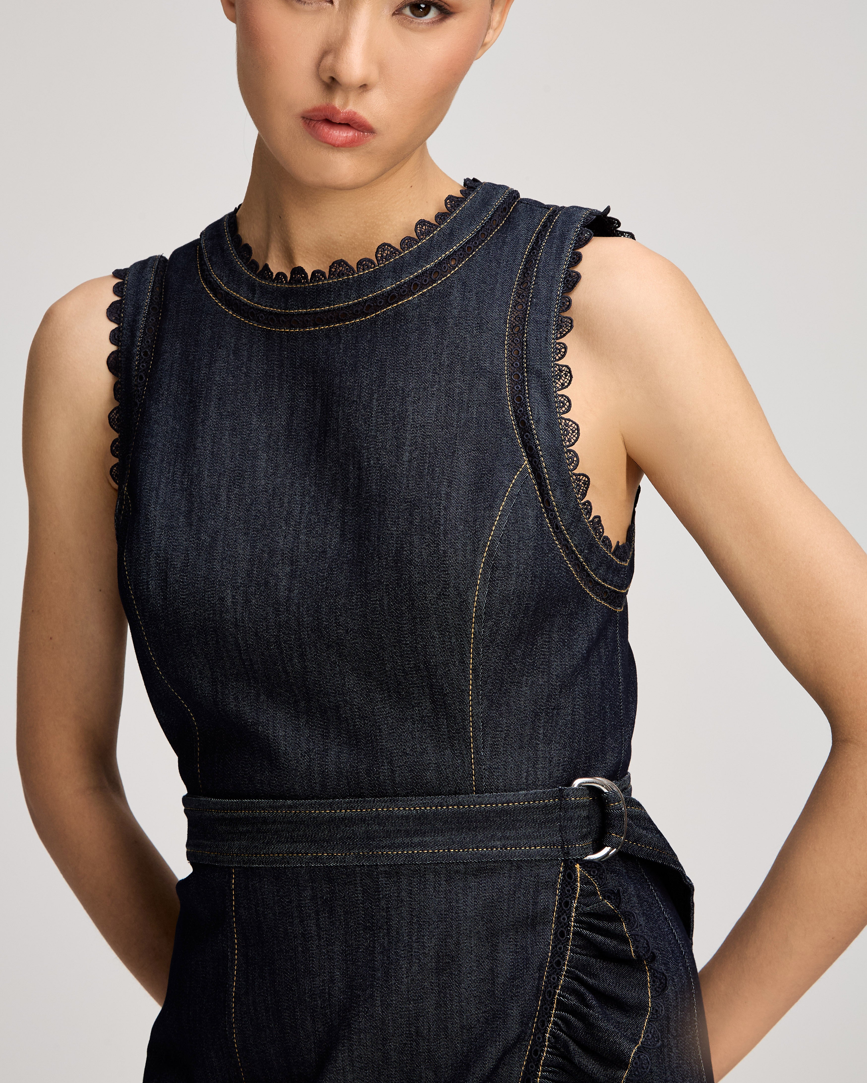 Guipure Lace Mahlia Jean Dress