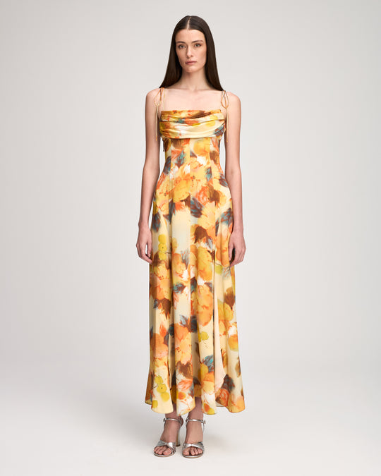 Watercolor Floral Betty Dress