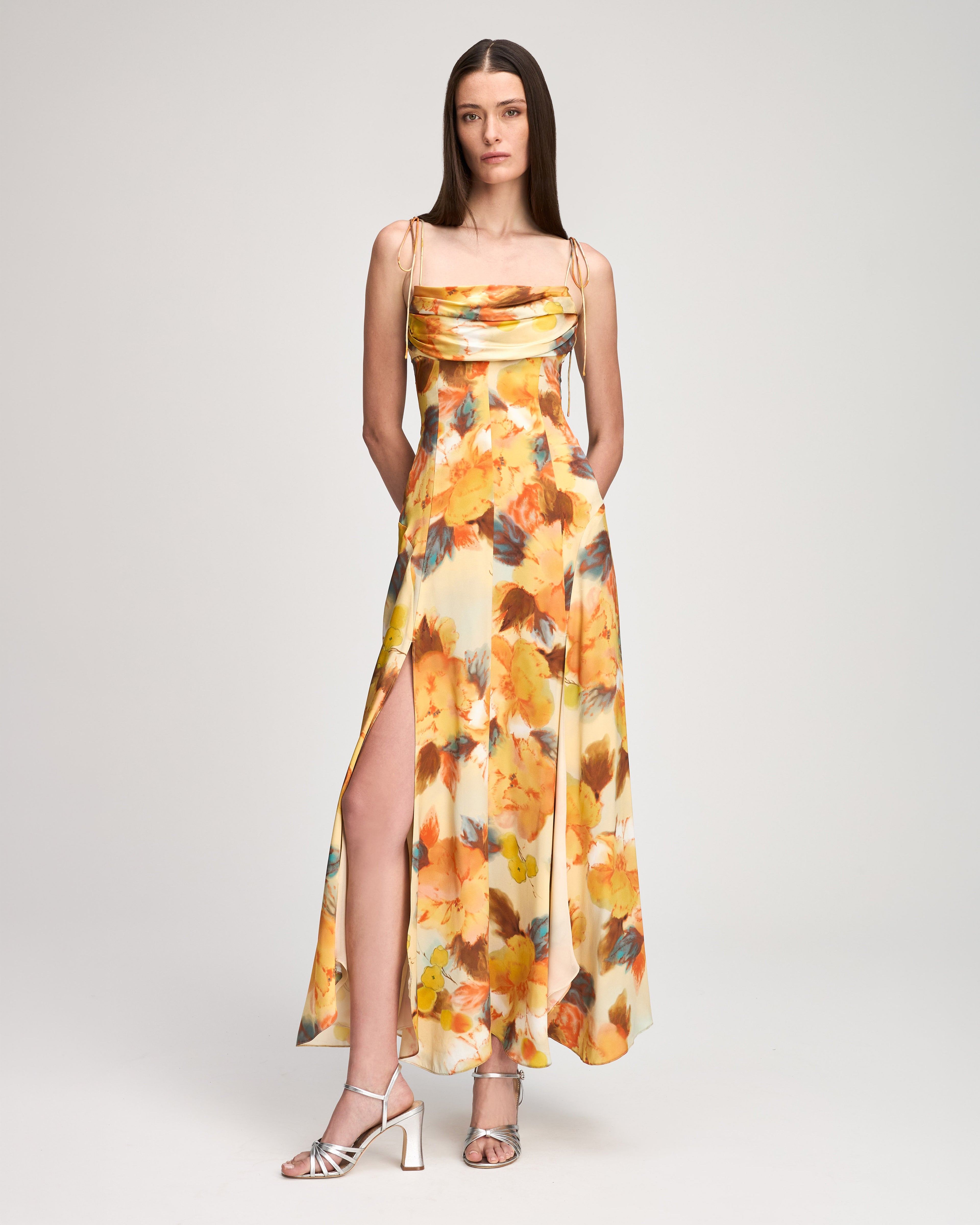 Watercolor Floral Betty Dress