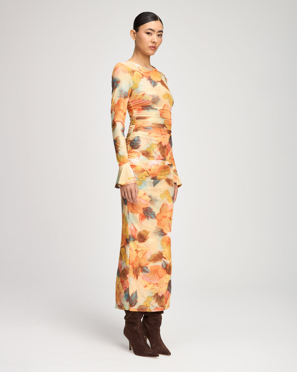Watercolor Floral Neriah Dress