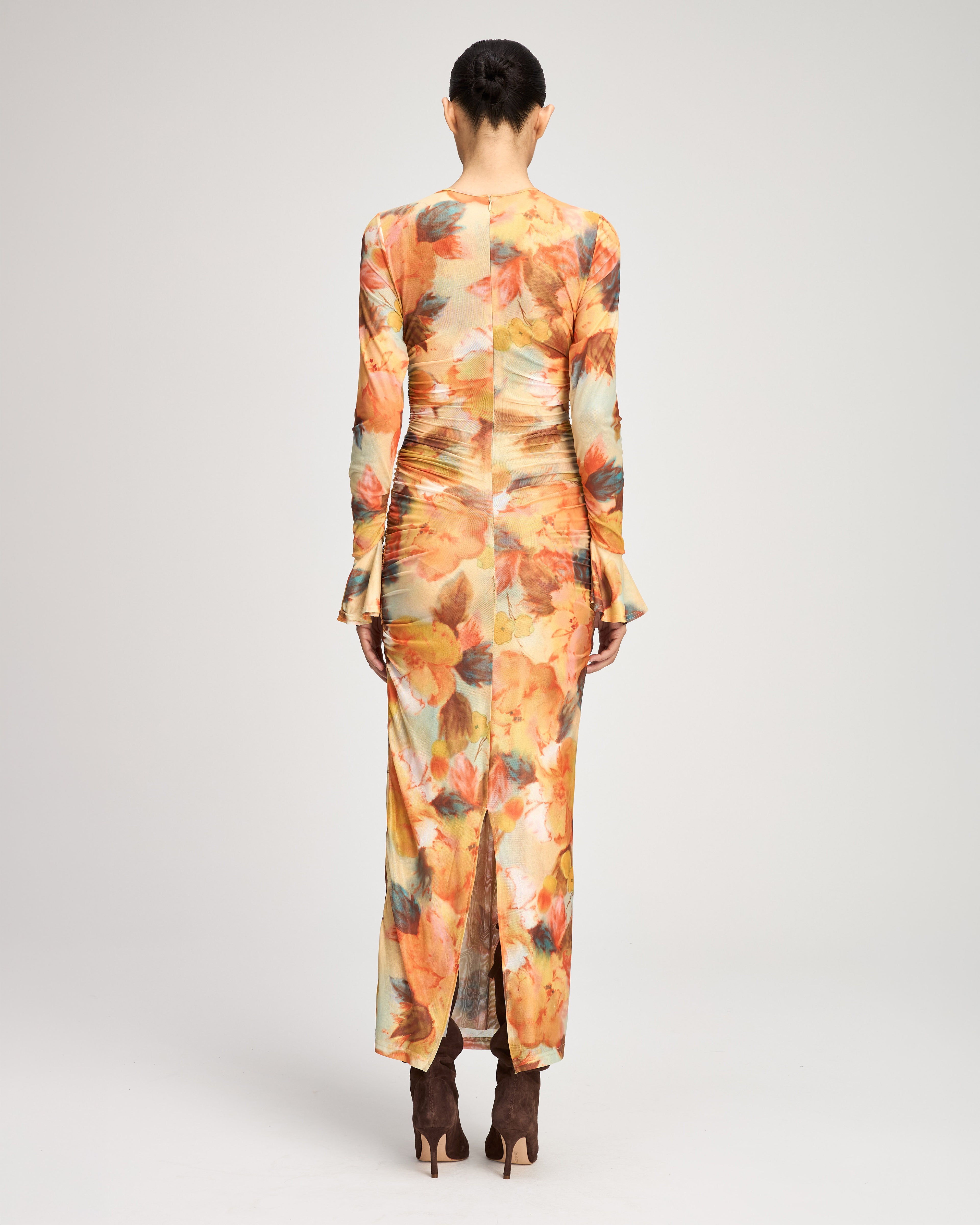 Watercolor Floral Neriah Dress