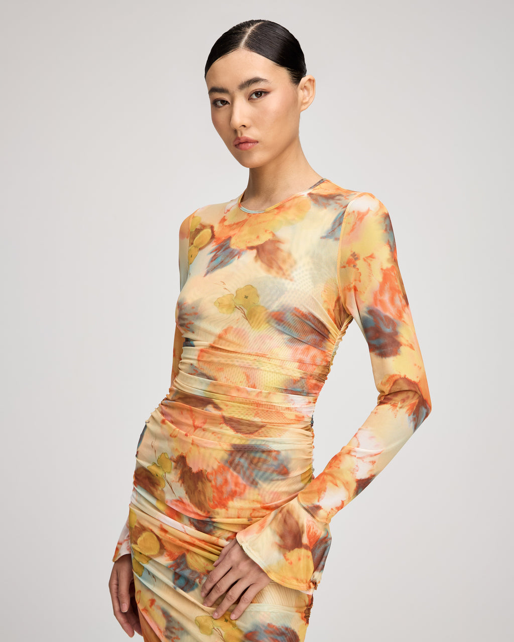 Watercolor Floral Neriah Dress