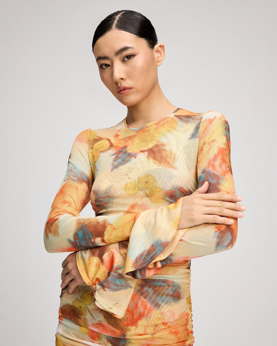 Watercolor Floral Neriah Dress
