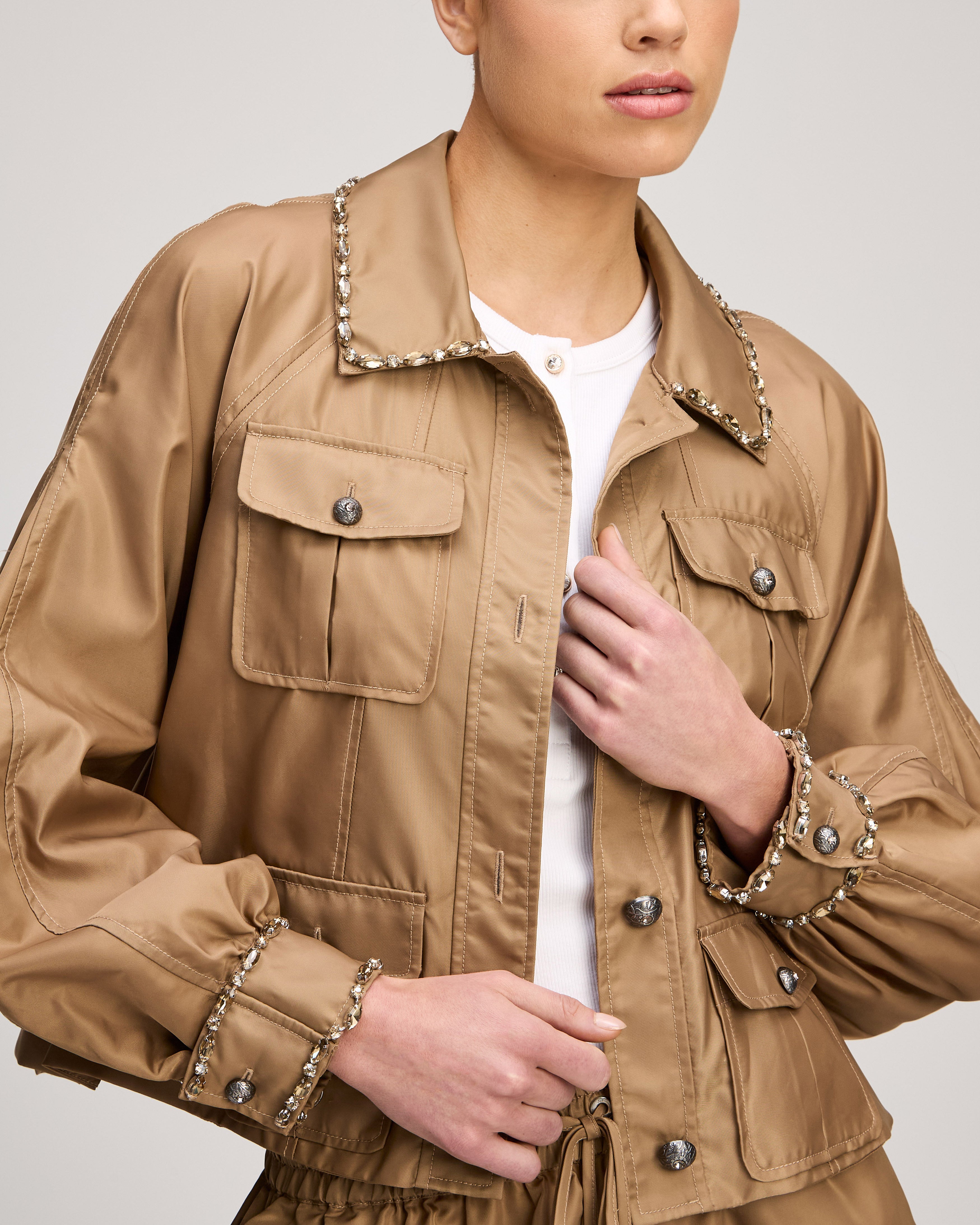 Rhinestone Chain Adami Jacket