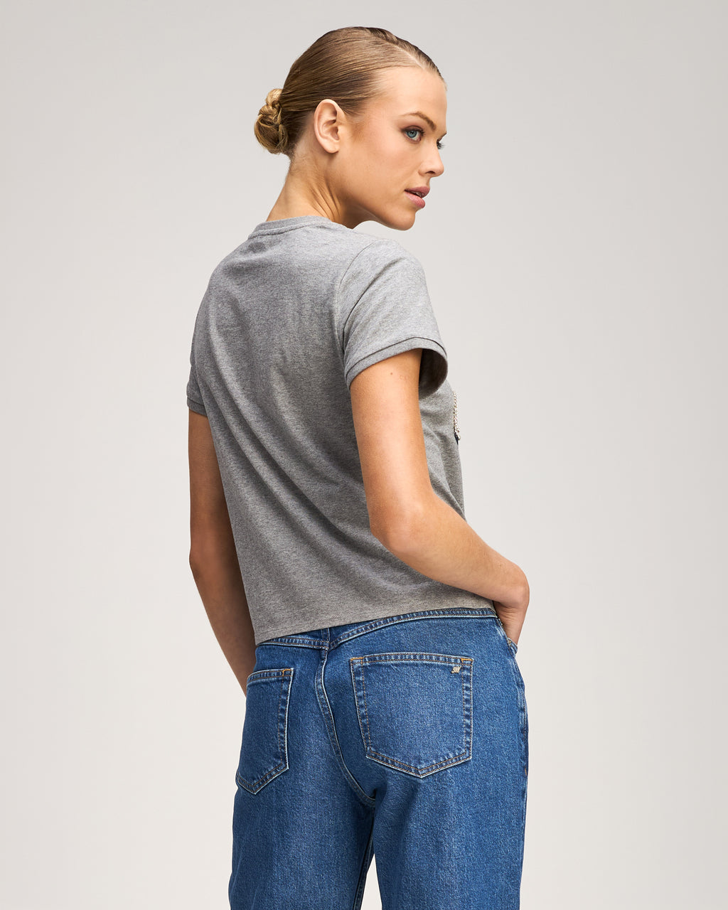 Jadore Cowboys Shrunken Tee