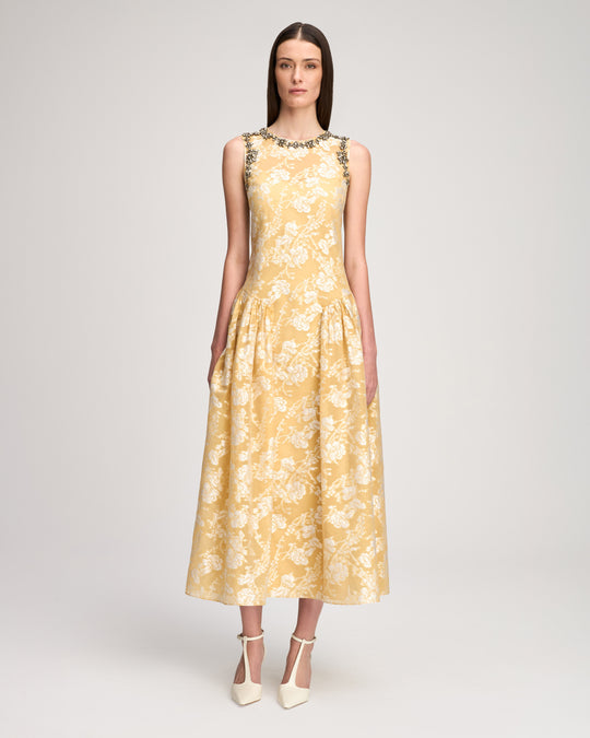 Organza Jacquard Florence Dress