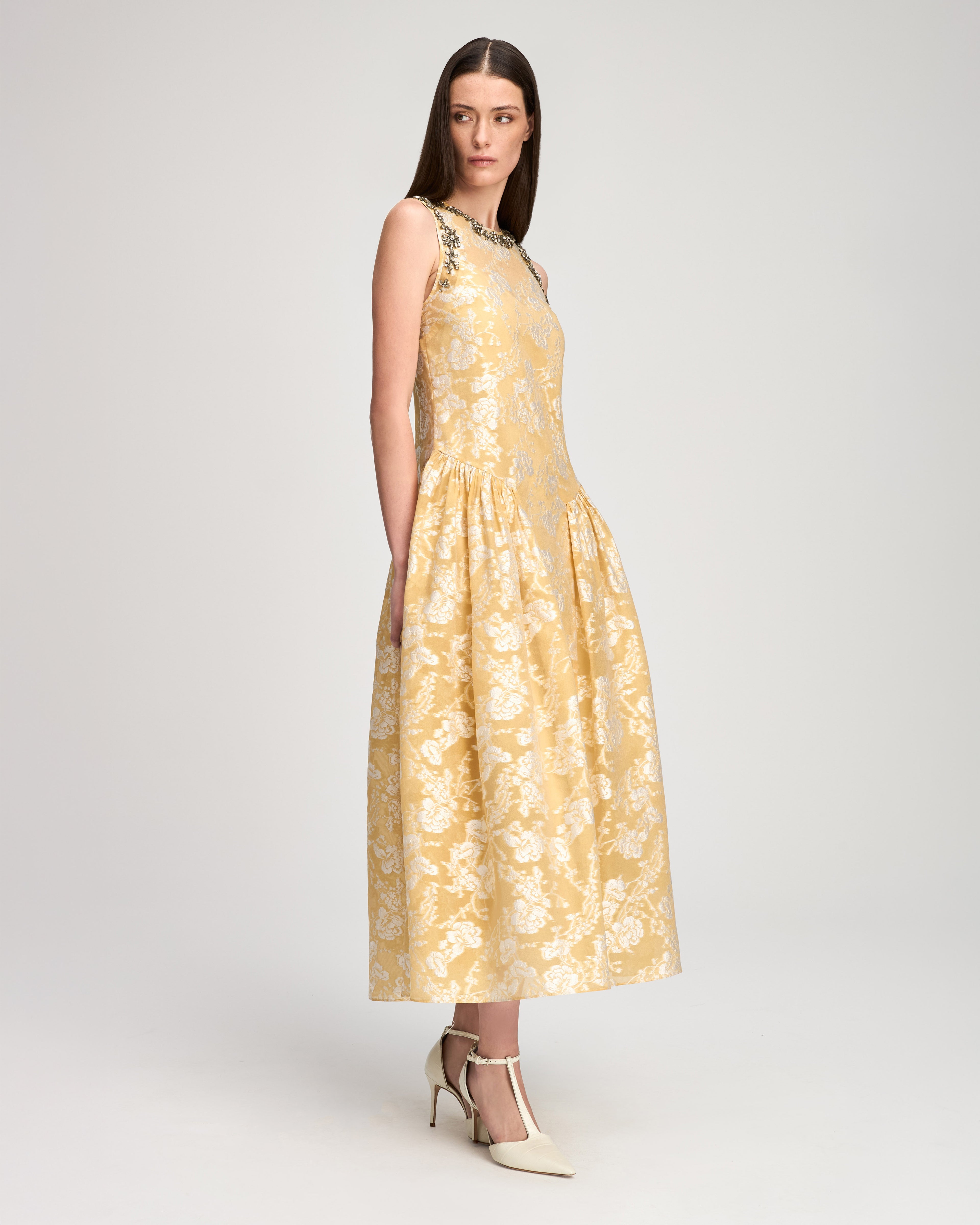 Organza Jacquard Florence Dress