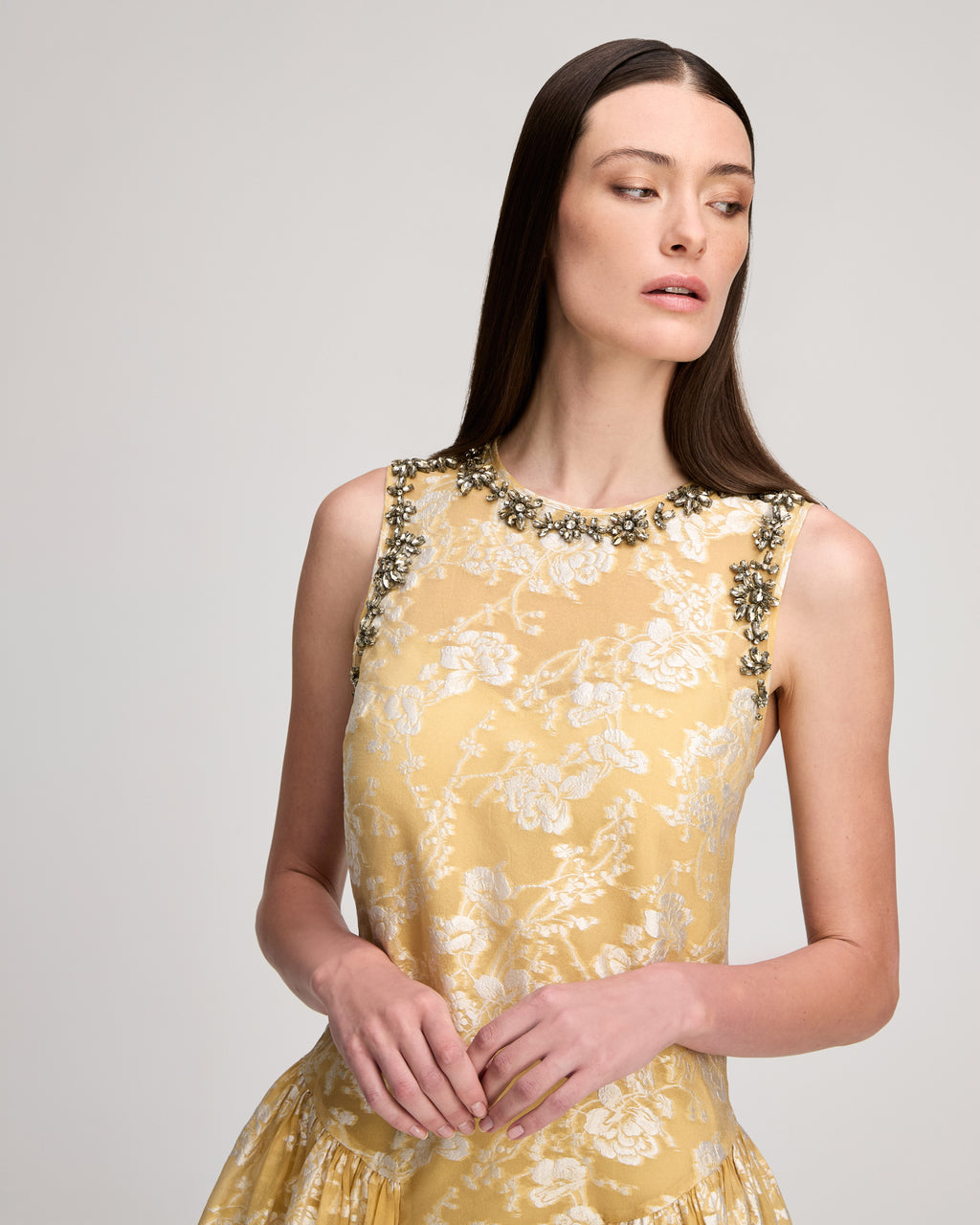 Organza Jacquard Florence Dress