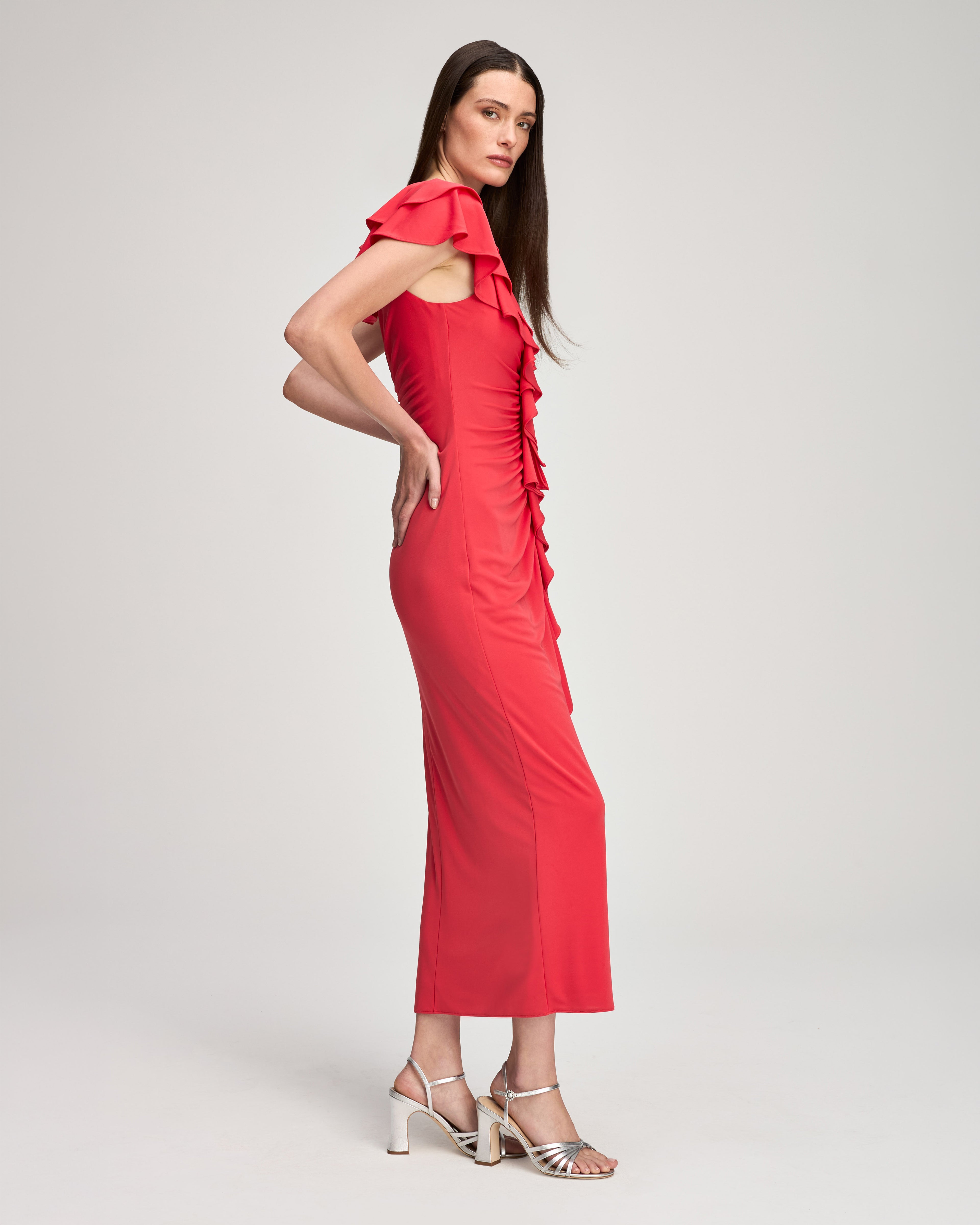 cinq a sept red dress Rosita Embellished Ruched Midi-Dress Cinq a Sept Noah Dress in Pink Cinq Sept Noah Draped
